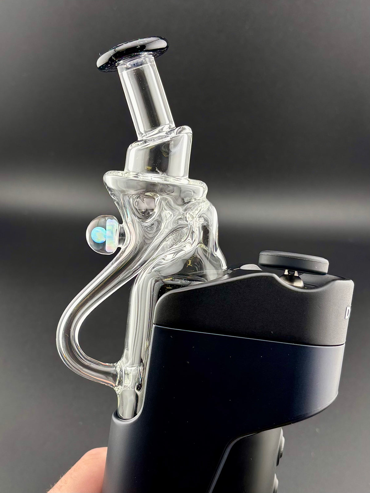 Clear and Black Cropal Go Recycler