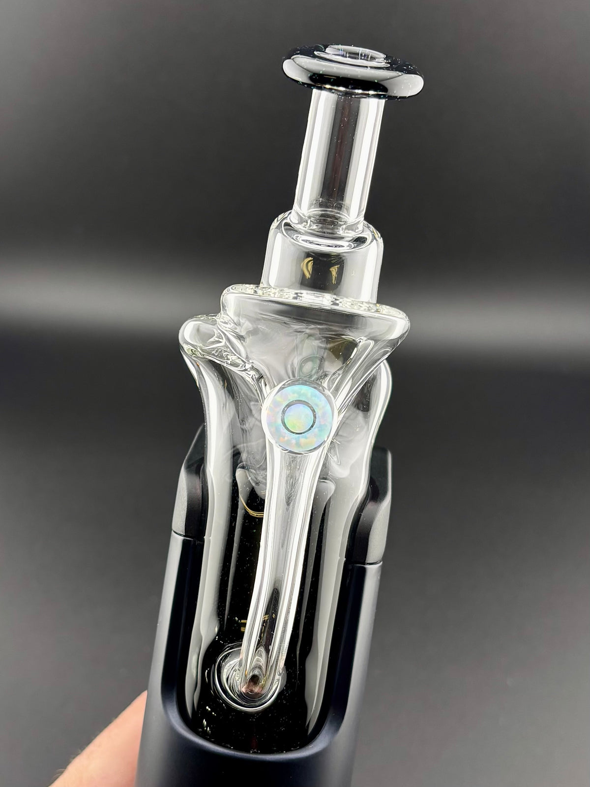 Clear and Black Cropal Go Recycler