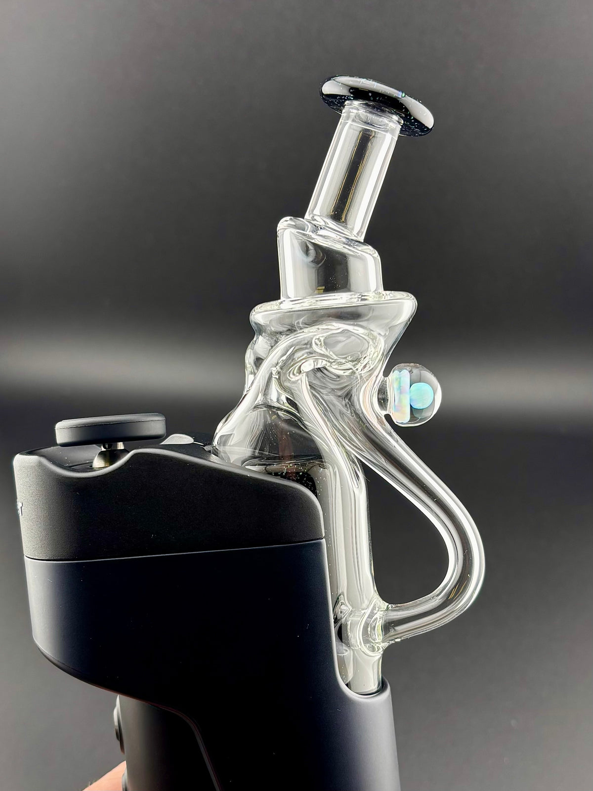 Clear and Black Cropal Go Recycler