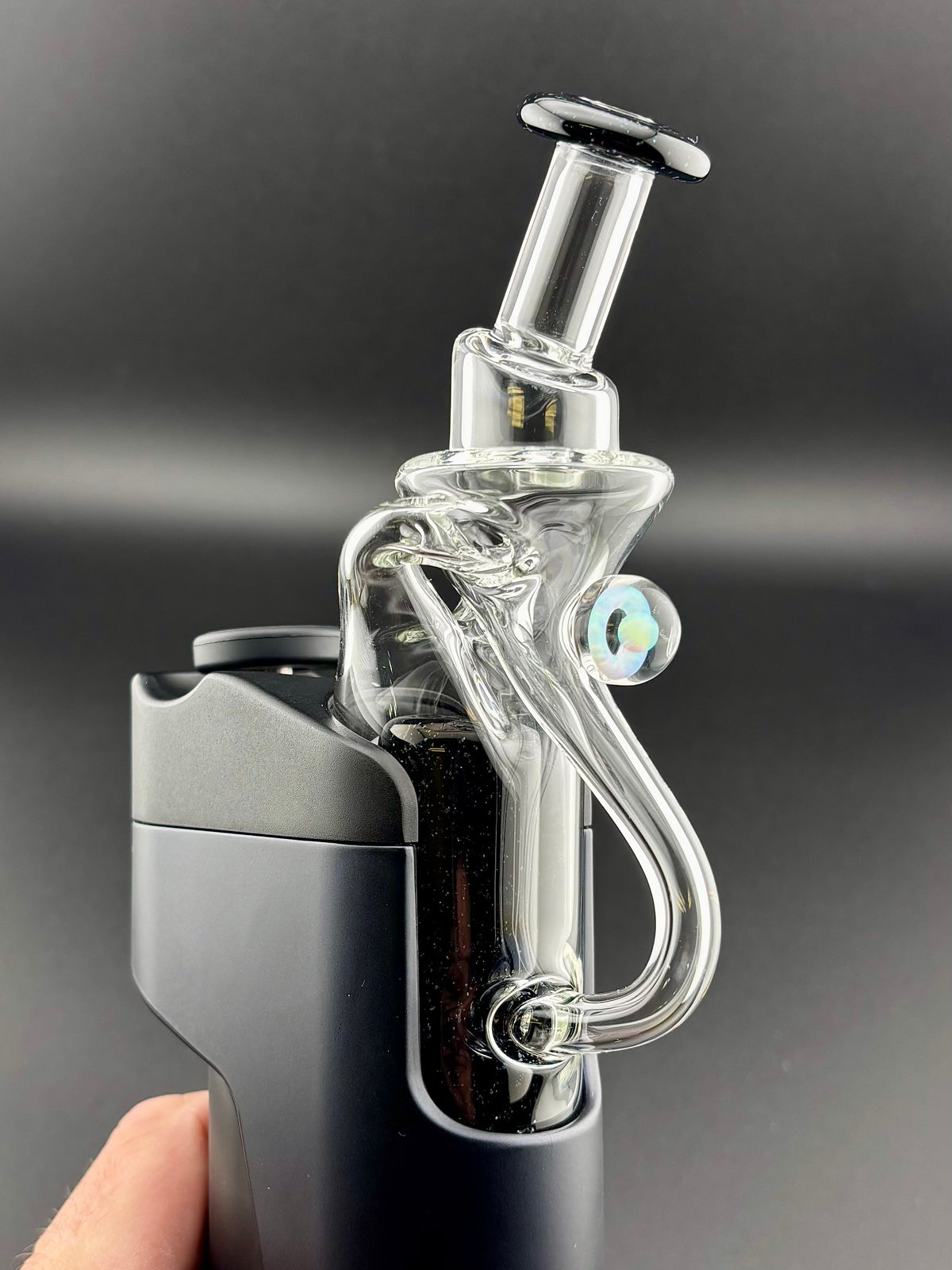 Clear and Black Cropal Go Recycler