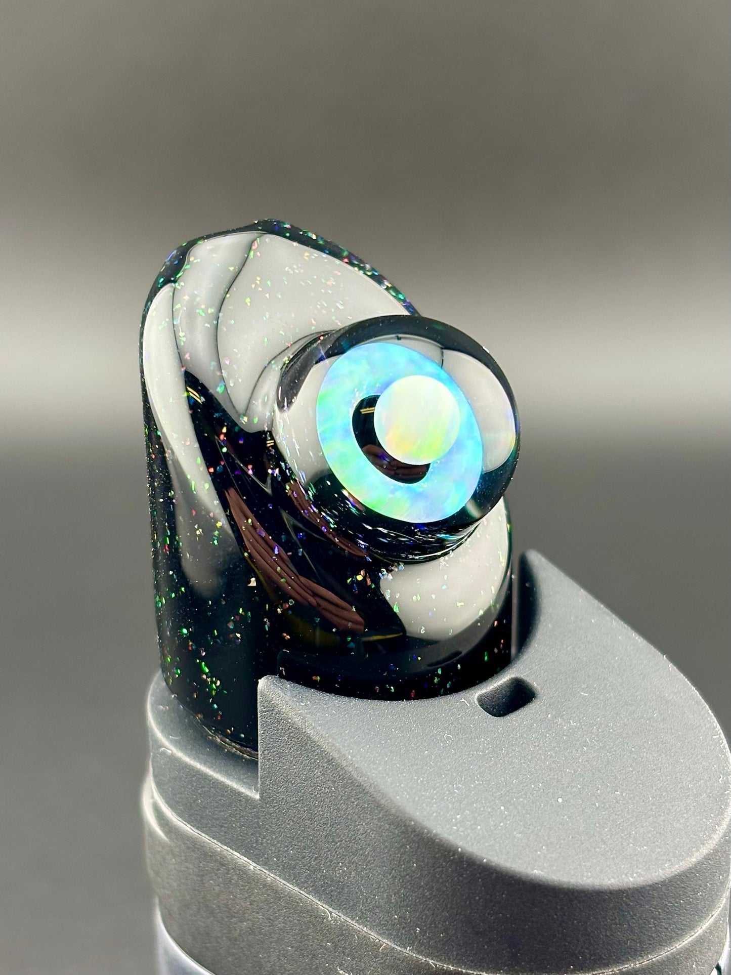 Black and Crushed Opal Ghost Mouthpiece