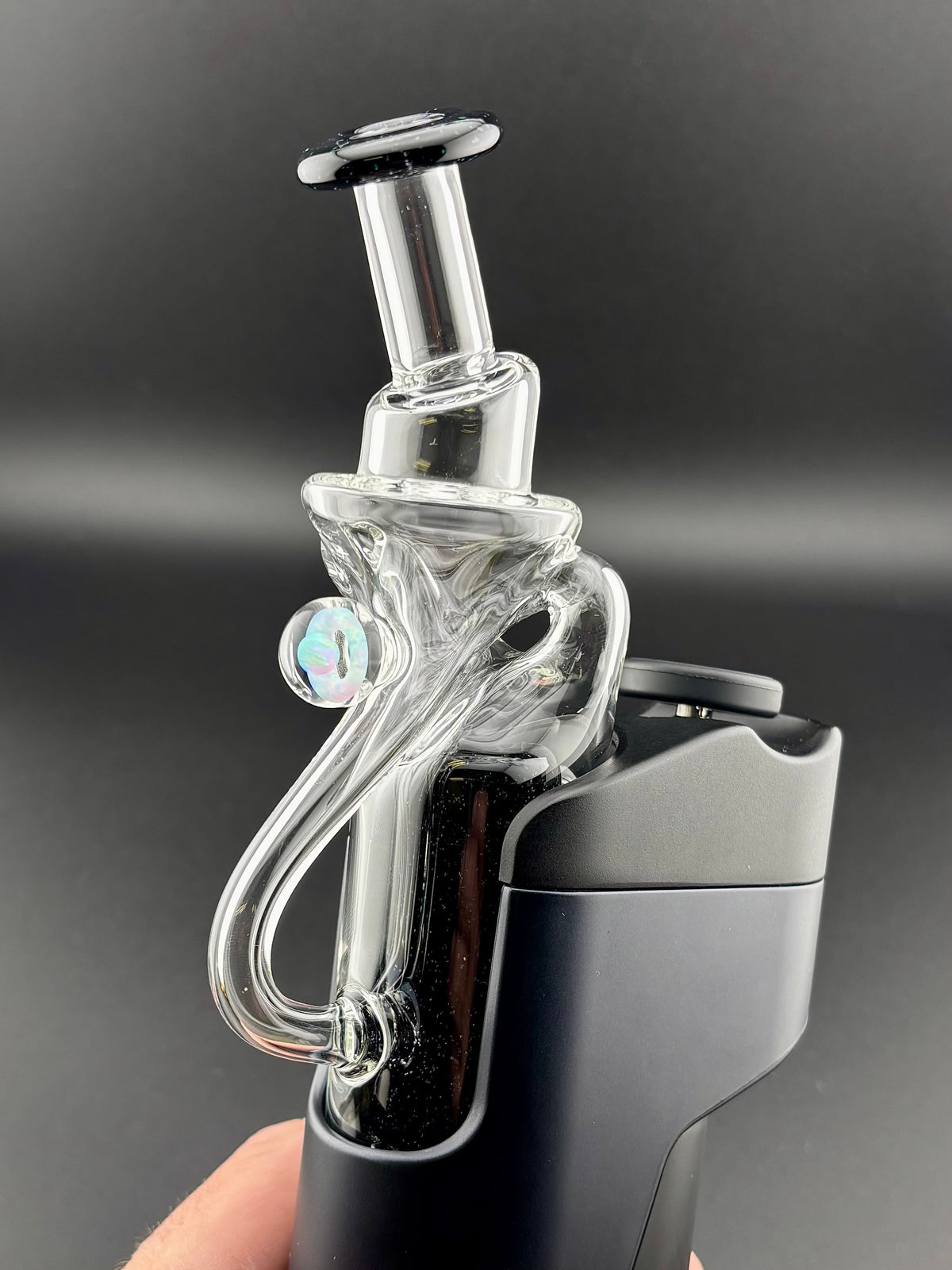 Clear and Black Cropal Go Recycler